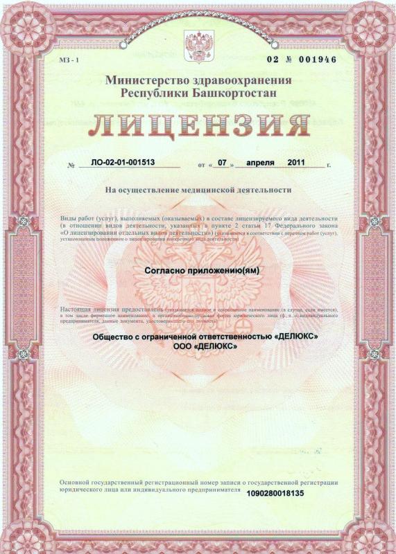 Лицензия